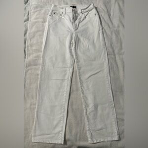 Eileen Fisher Women’s  Organic Cotton White Jeans - Size 0